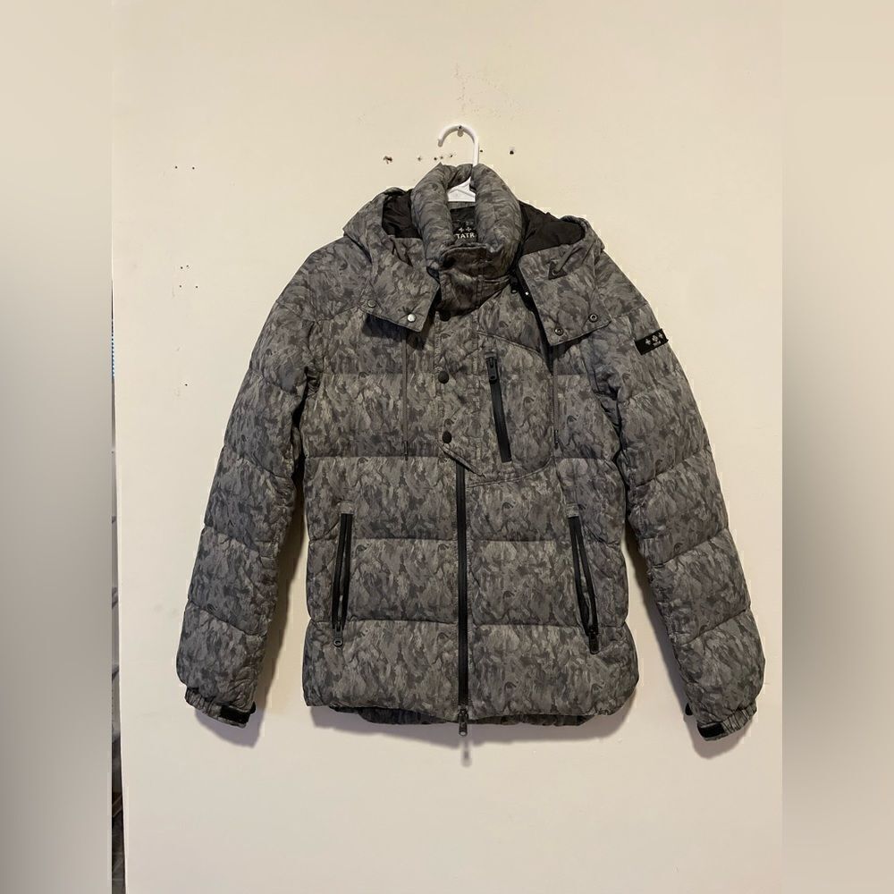 TATRAS Metauro Camo Genuine Goose Down Puffer Jacket Gray Men’s